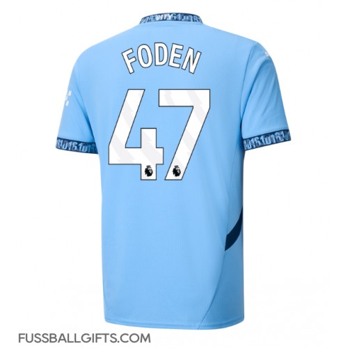 Manchester City Phil Foden #47 Fußballbekleidung Heimtrikot 2024-25 Kurzarm